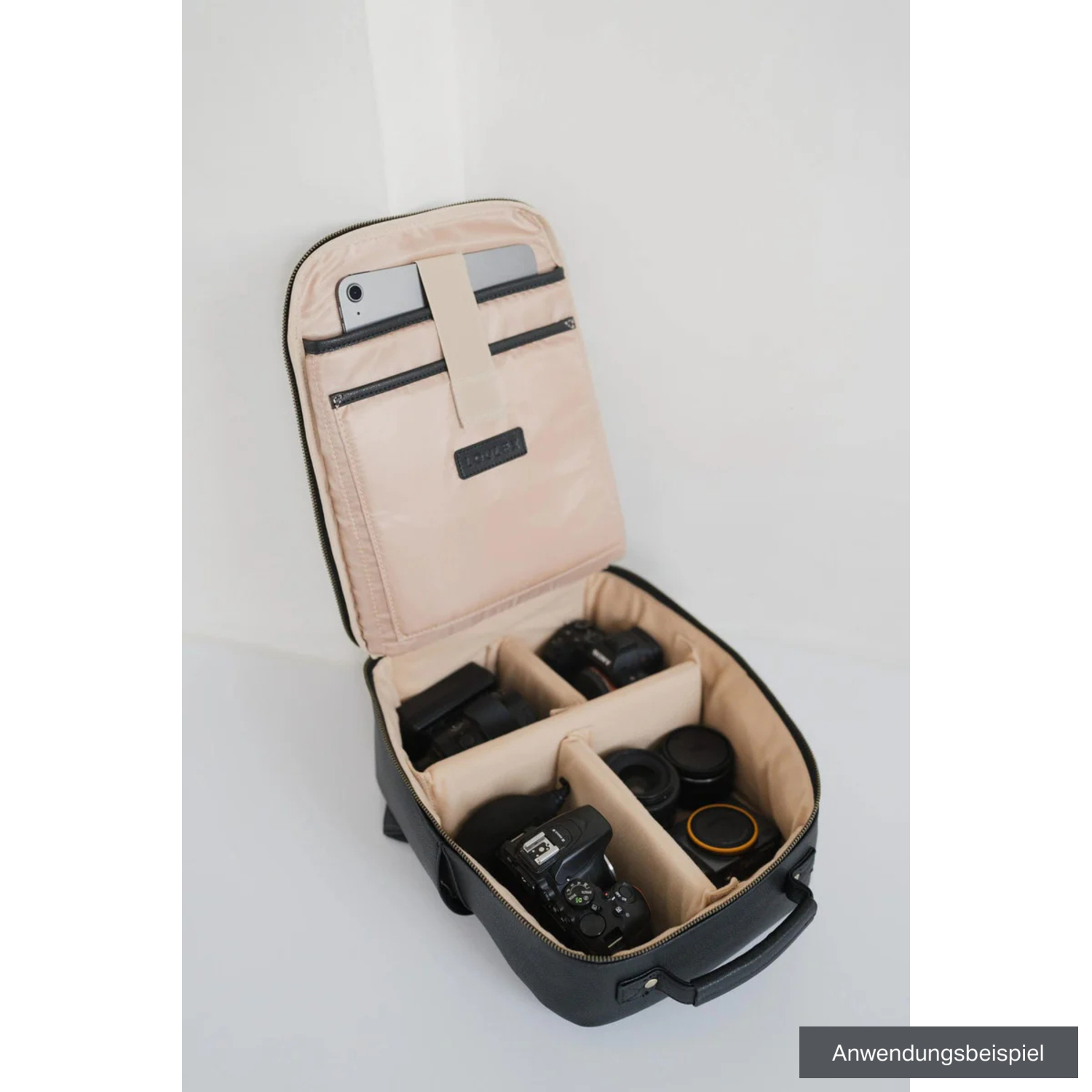 LOULEX Fotorucksack Mini Bag 13,7L schwarz