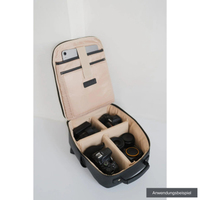LOULEX Fotorucksack Mini Bag 13,7L schwarz