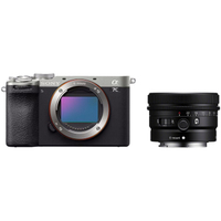 Sony Alpha 7C II silber mit FE 24mm F2.8 G