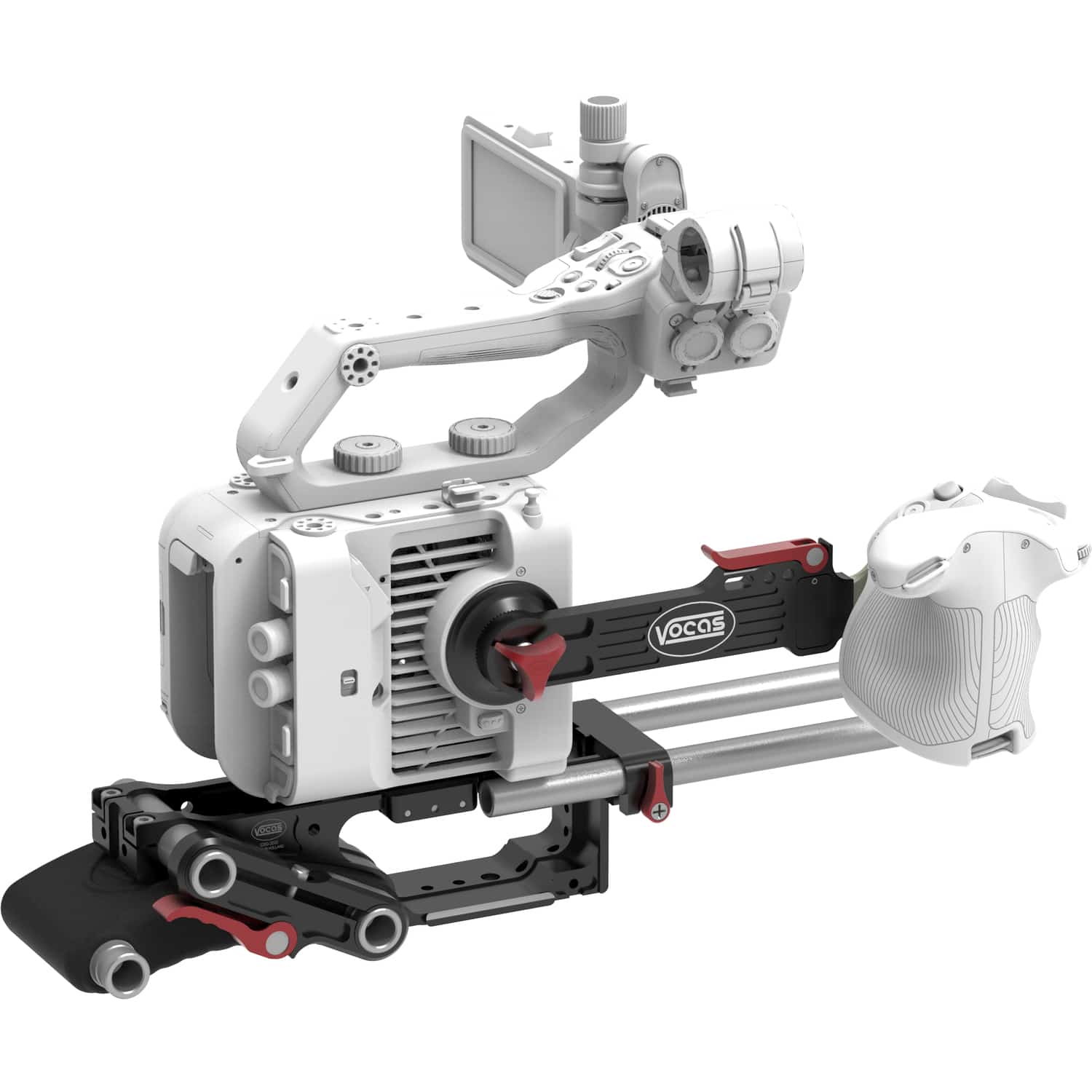 Vocas FX6 flexibles Rig mit verstellbarem Griffsatz
