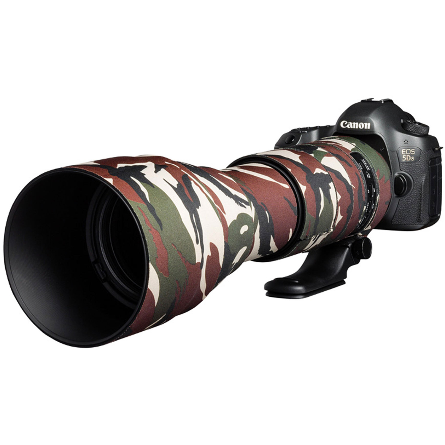 easyCover Lens Oak Objektivschutz für Tamron 150-600mm F/5-6.3 Di VC USD G2 Grün Camouflage