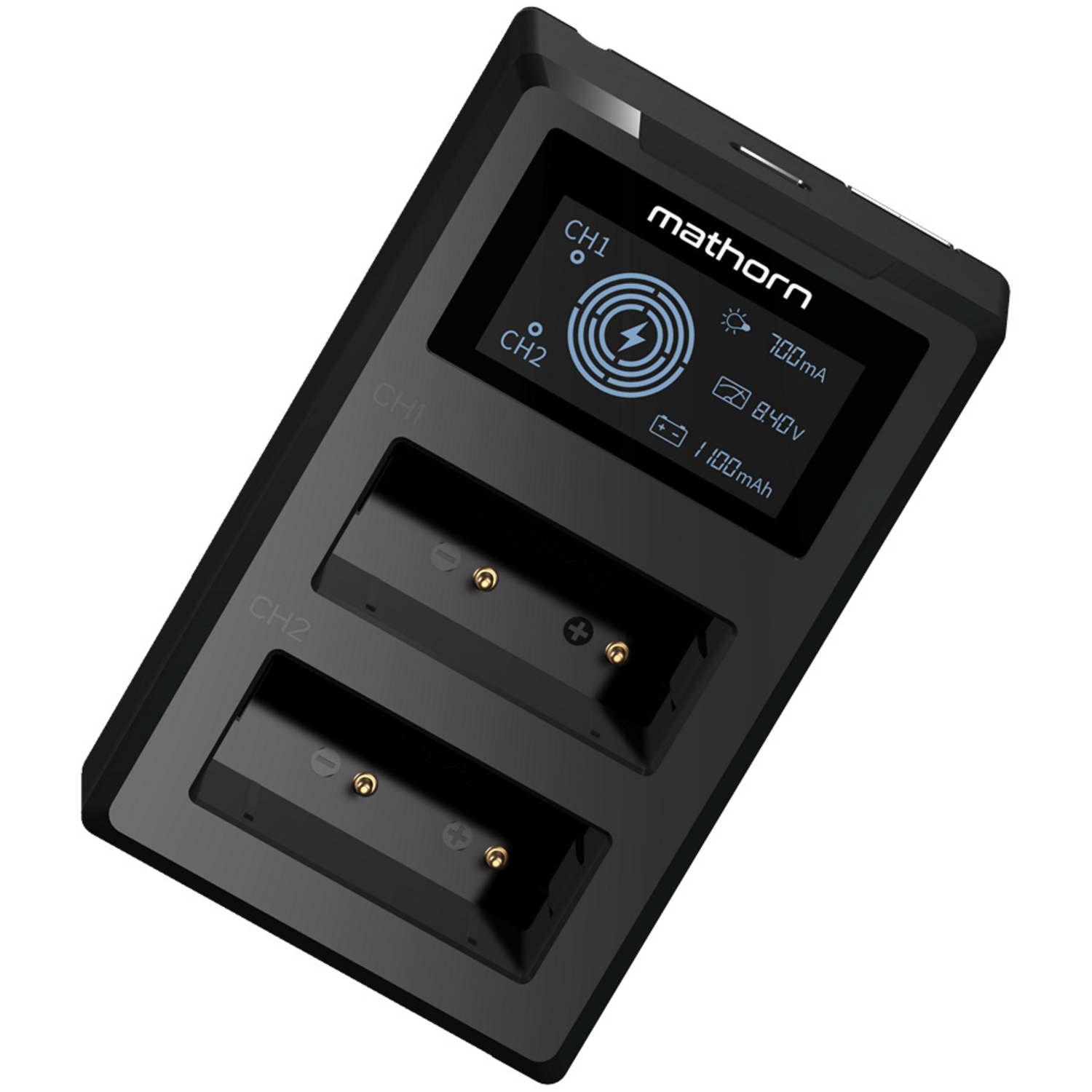 Mathorn Dual-Akkuladegerät MBC-D111 für Nikon EN-EL14