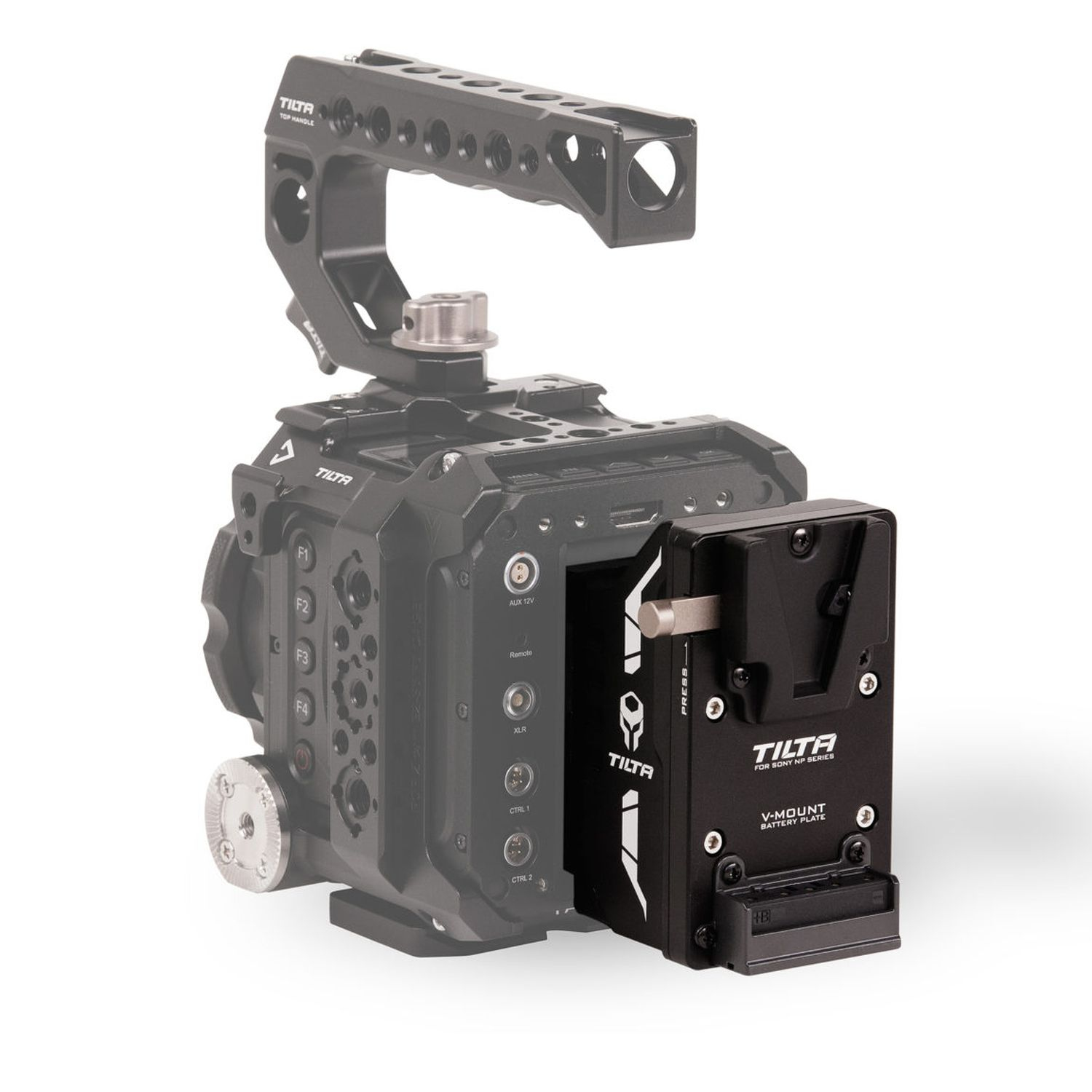 Tilta TA-ABP-B Sony L-Serie auf V-Mount Adapter Batterieplatte Typ I Schwarz