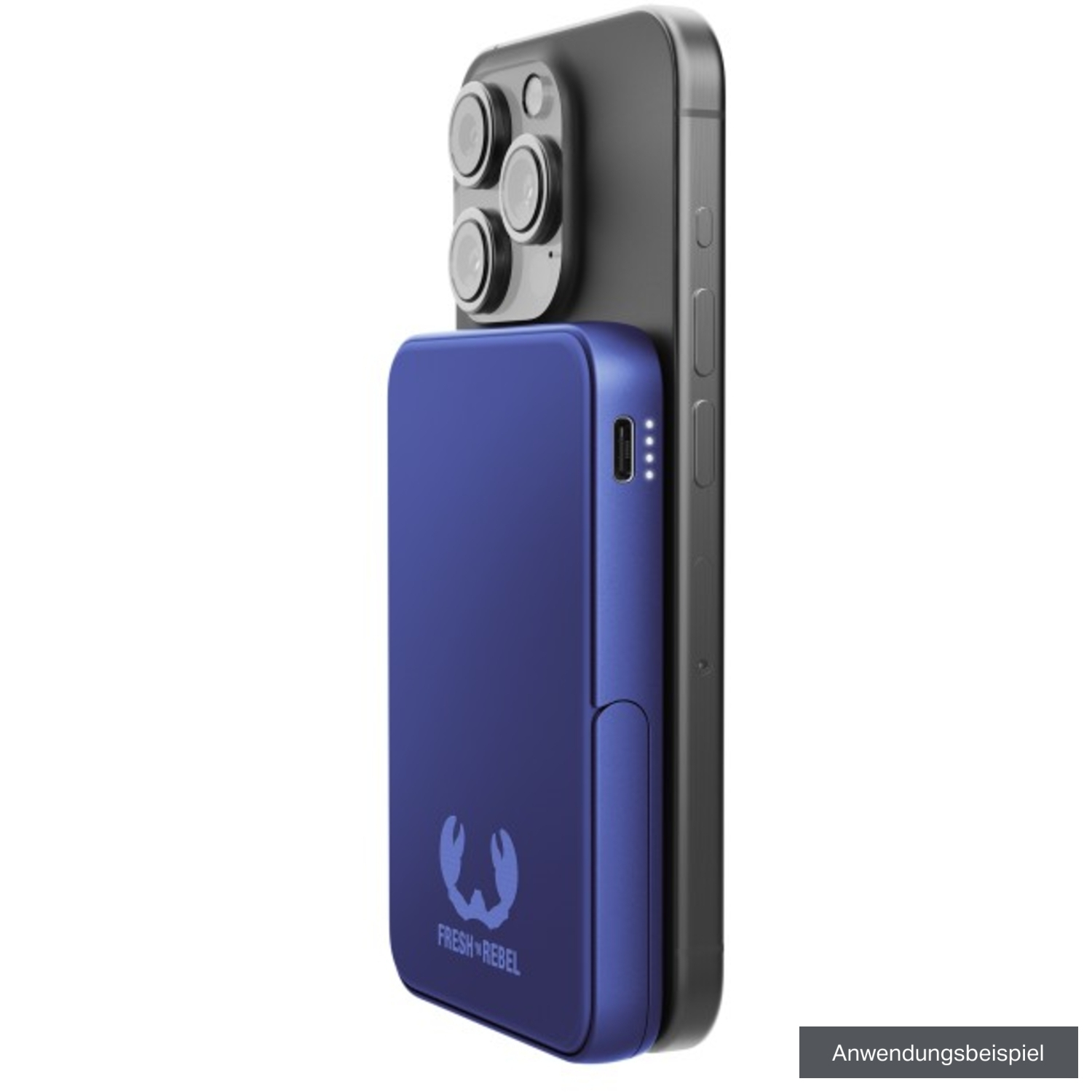 Fresh 'n Rebel Powerbank 5000mAh Magnet Wireless True Blue