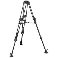 Manfrotto 645 Alu Fast Doppelrohr-Stativ mit 509 Pro Videokopf