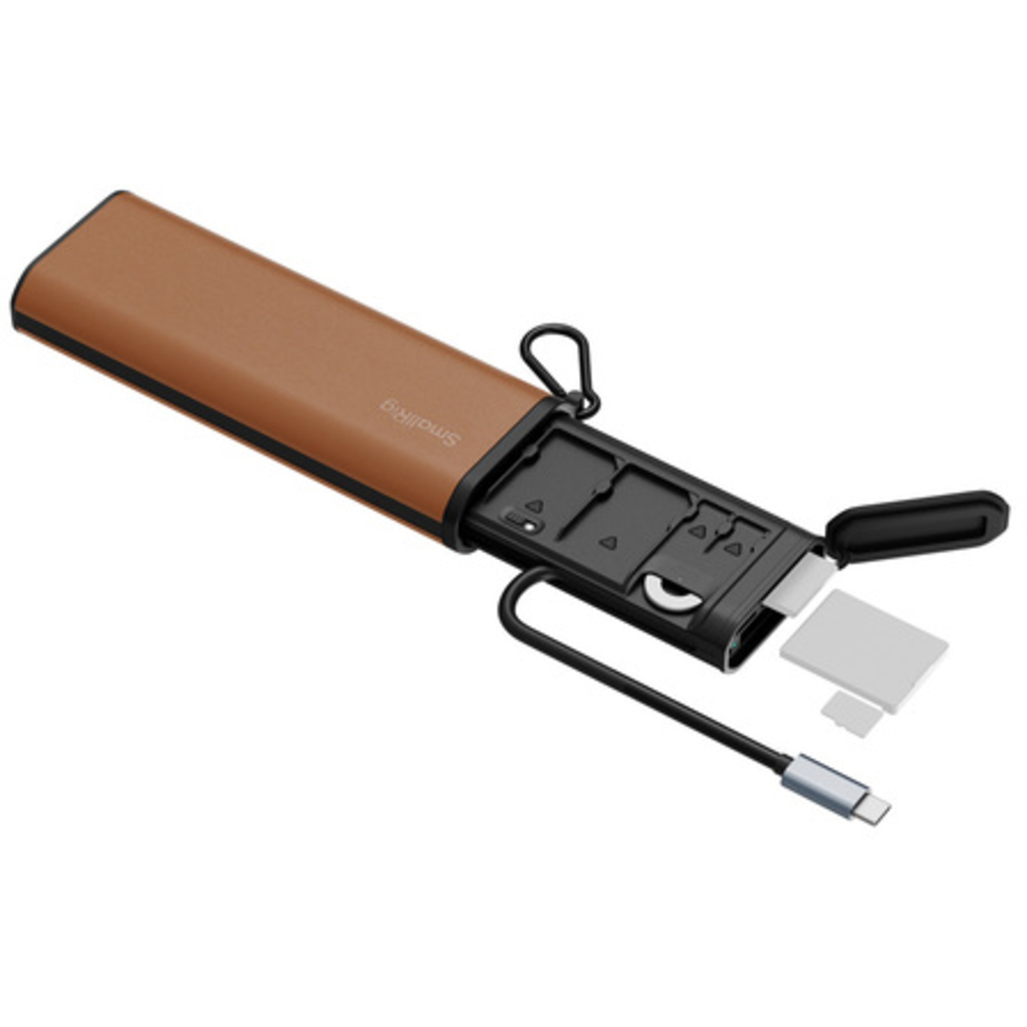 SmallRig 4532 Multifunktionaler Card Reader und Storage Case für CFexpress Typ B