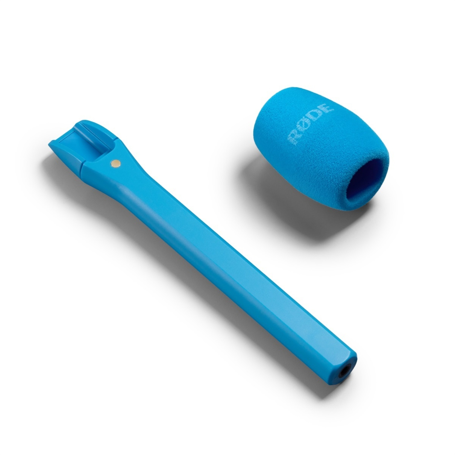 Rode Handadapter Interview Micro blau