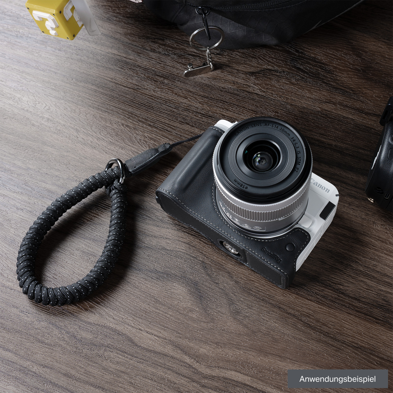 SmallRig Leder-Halbschalen-Kit 5433 schwarz für Canon EOS R50 V