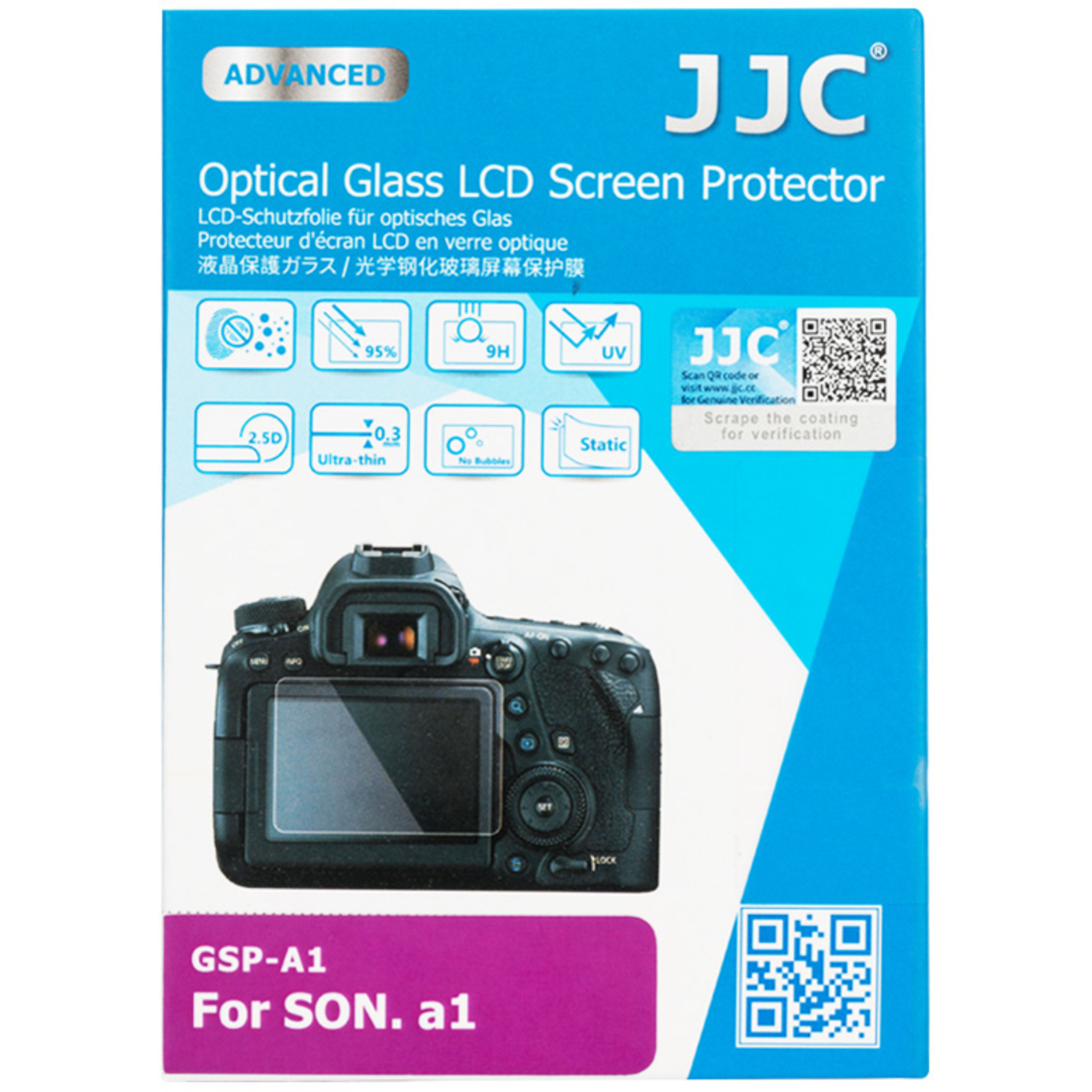 JJC LCD-Displayschutzfolie für Sony Alpha 1