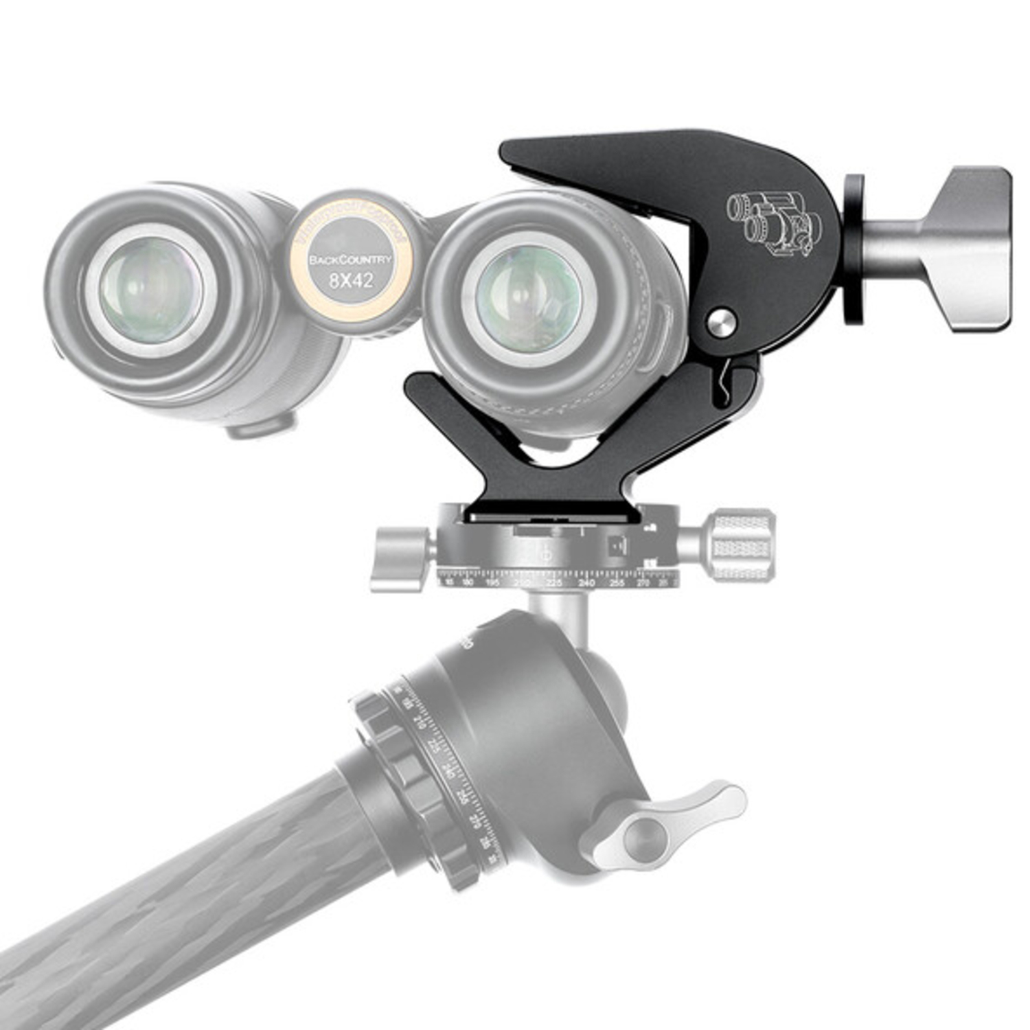 Leofoto Stativadapter BC-02 Fernglasklemme