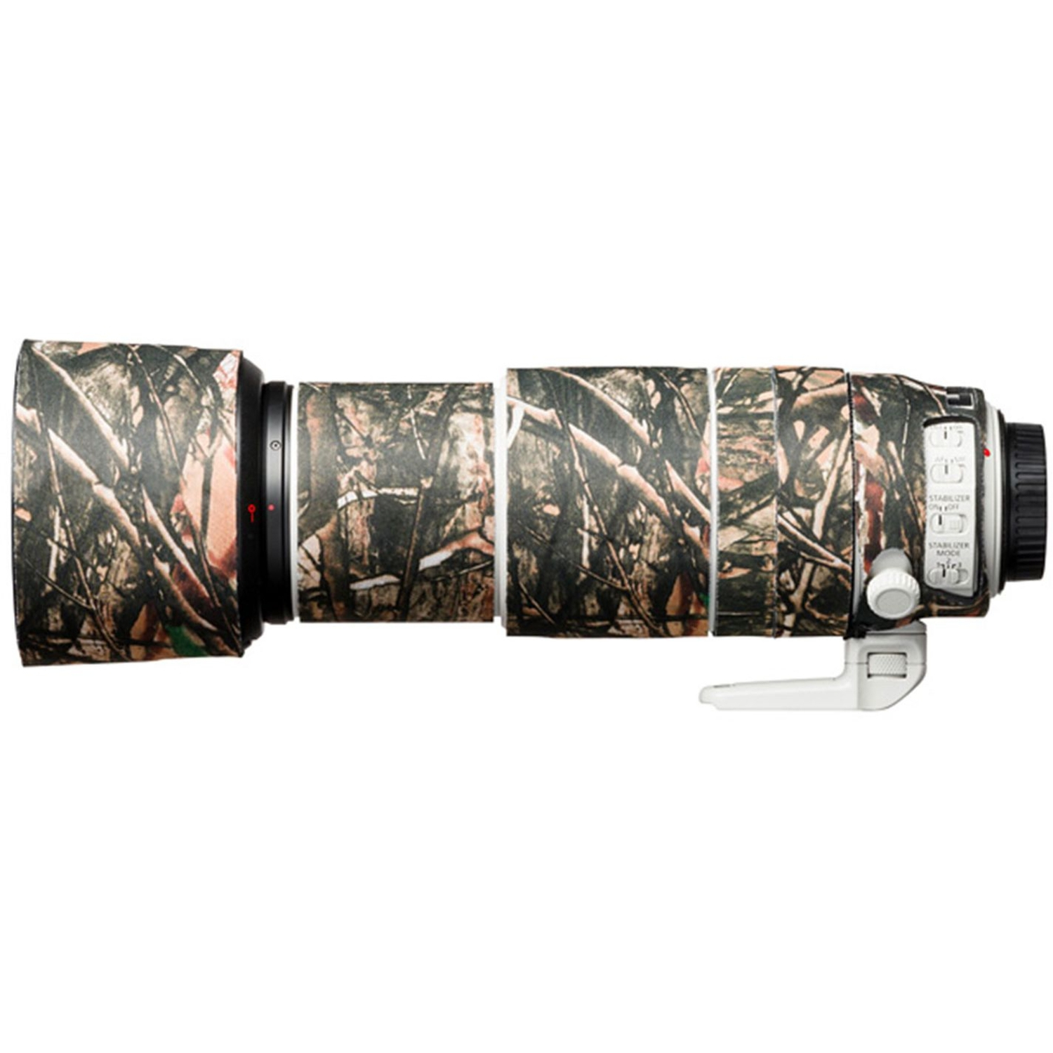 easyCover Lens Oak Objektivschutz für Canon EF 100-400mm F4.5-5.6L IS II USM Wald Camouflage