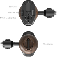 SmallRig Seitlicher Holzgriff mit 1/4"-20 und 3/8"-16 ARRI-Schrauben 5238