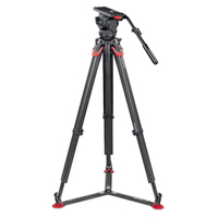 Sachtler SAC1811FTGS System Video 18 Kohlefaser mit Stativkopf, flowtech Stativ, Bodenspinne und Tasche