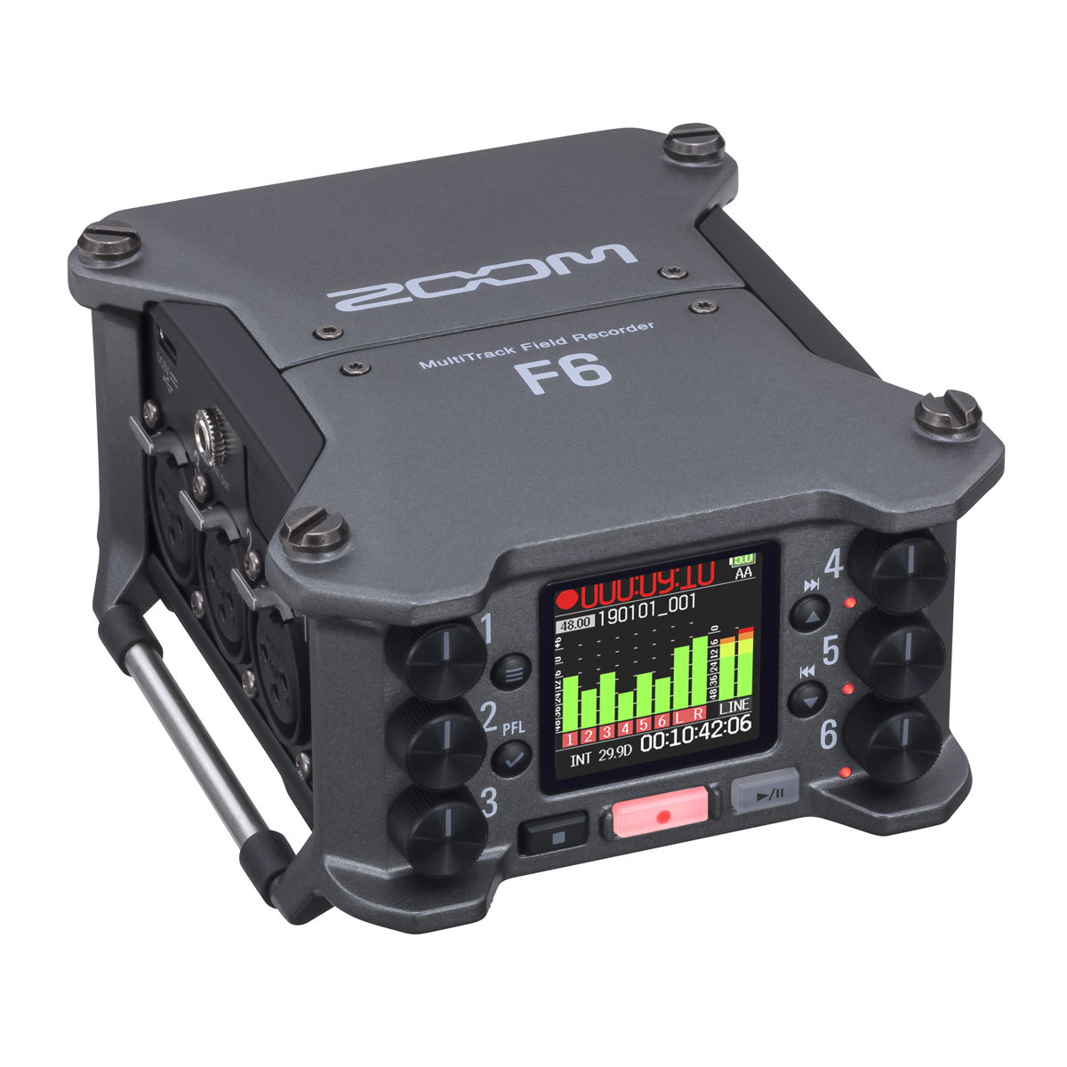 Zoom F6 MultiTrack Field Recorder für Tonaufnahmen