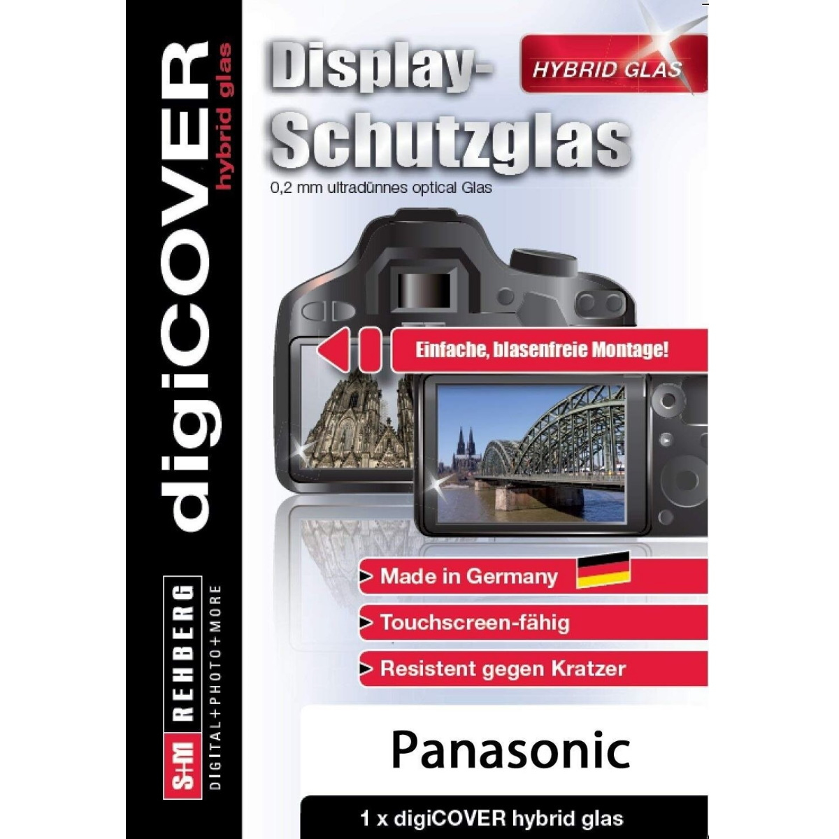 S&M Display-Hybrid Glas für Panasonic S1 / SR