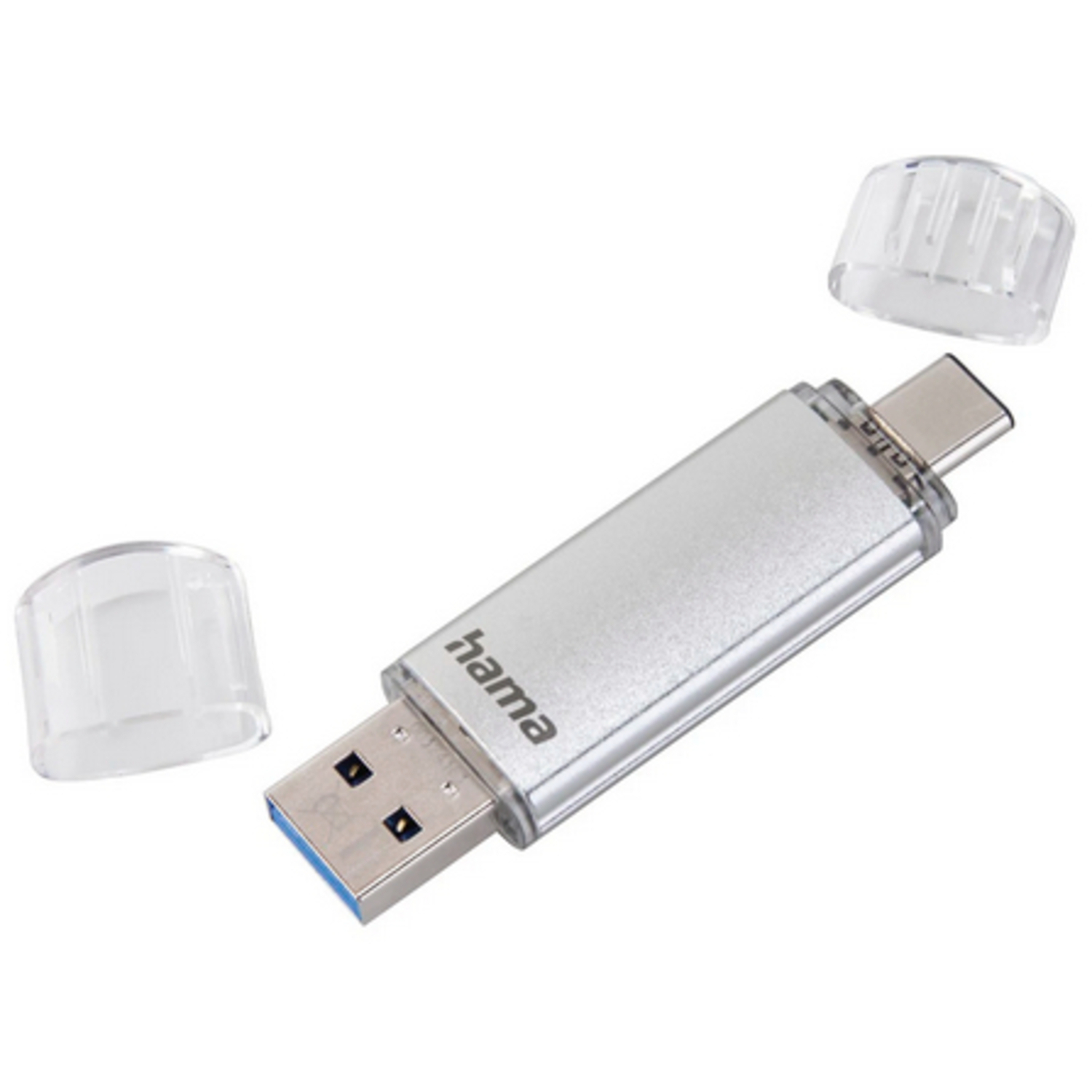 Hama USB-Stick C-Laeta Typ-C USB 3.1 64GB silber 