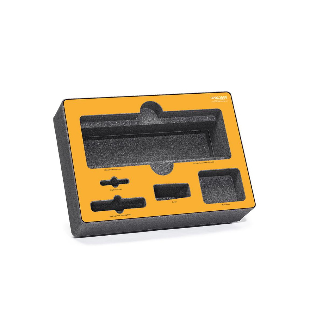 HPRC Schaumstoffeinlage-Set für Atem Mini Extreme oder Atem Mini Extreme ISO für HPRC2500 Koffer