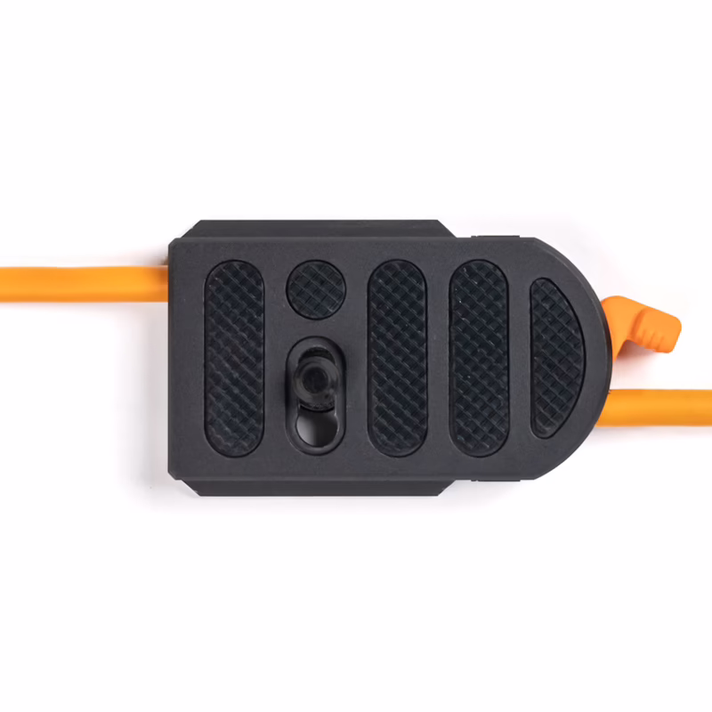 Tether Tools LeverLock mit USB-C an USB-C rechtsgewinkelt Kabel 9,4m 5Gbps orange