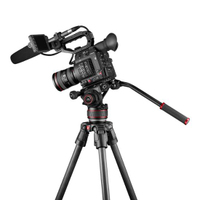 Manfrotto 635 Carbon Fast Stativ mit Nitrotech 608 Kopf