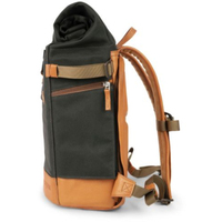 compagnon Fotorucksack the little backpack Gen III dunkelgrün-hellbraun