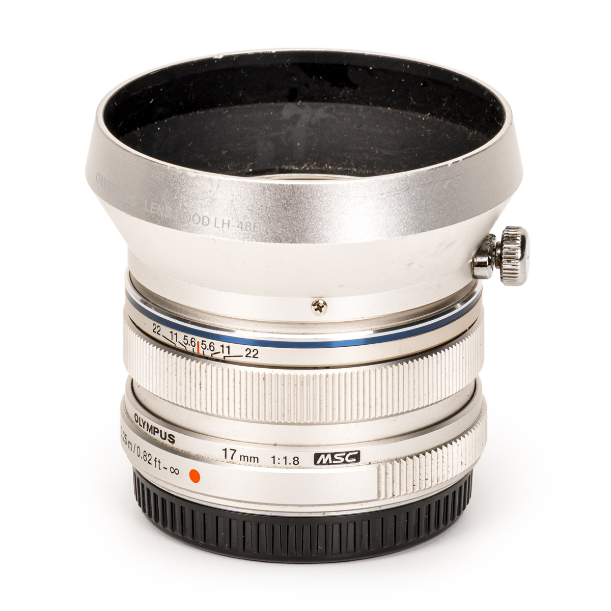 OM System M.Zuiko Digital 17mm F1.8 silber gebraucht