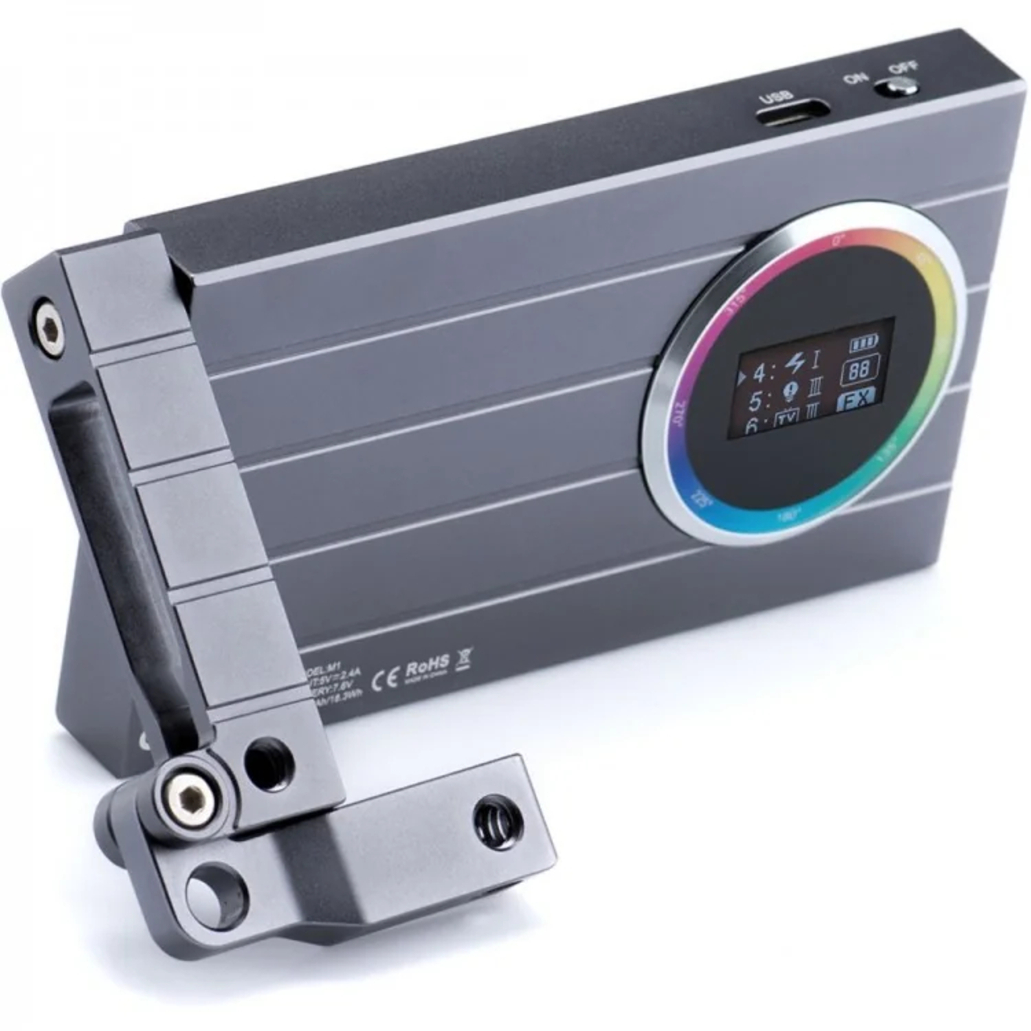 Godox M1 Mobile RGB LED Licht (graues Gehäuse)