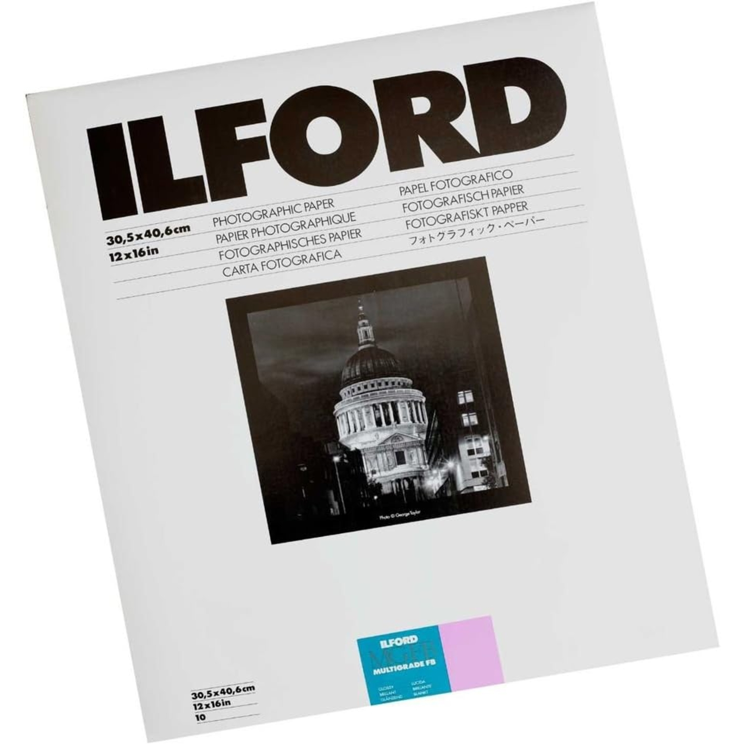 Ilford Multigrade FB Classic 1K 30.5x40.6cm 50 Bl glänzende Oberfläche neuwertiger Rückläufer