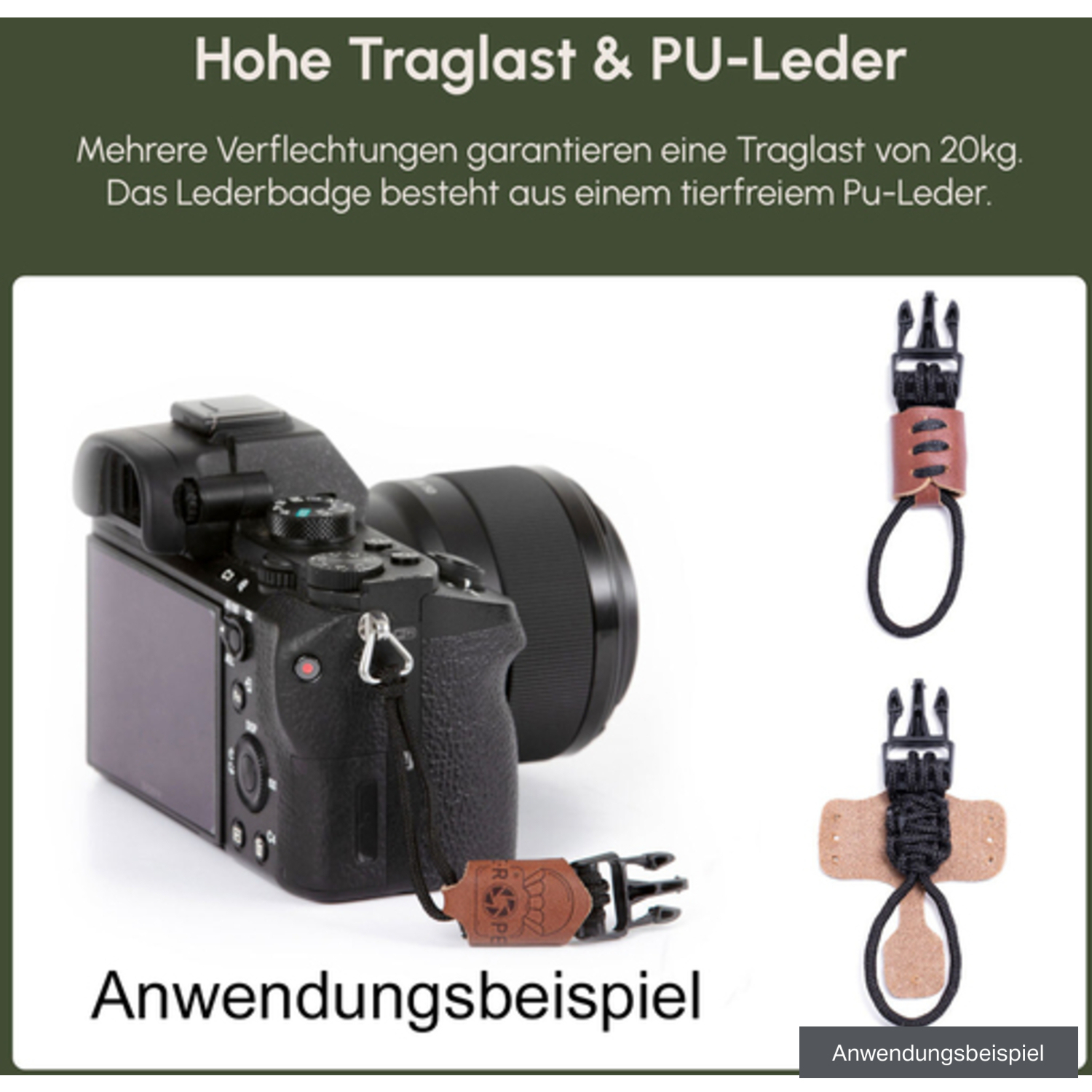 C-Rope Handschlaufe Claw military olive