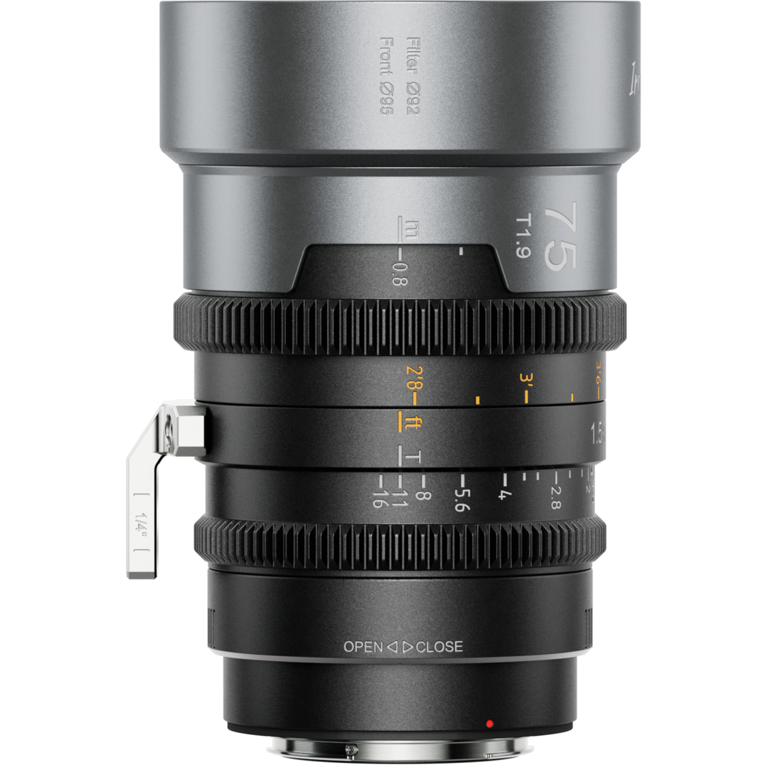 Sirui IronStar 75mm T1.9 1.5x FF anamorphotisch Neutral Flare für PL-Mount