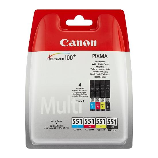 Canon Tinte CLI-551 C/M/Y/BK Multi pack