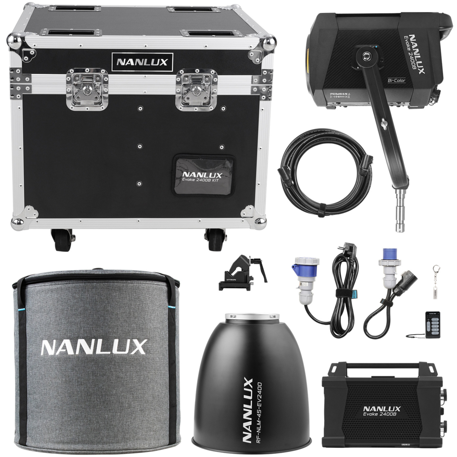 NANLUX Evoke 2400B KIT-FO Flight Case Standard Kit