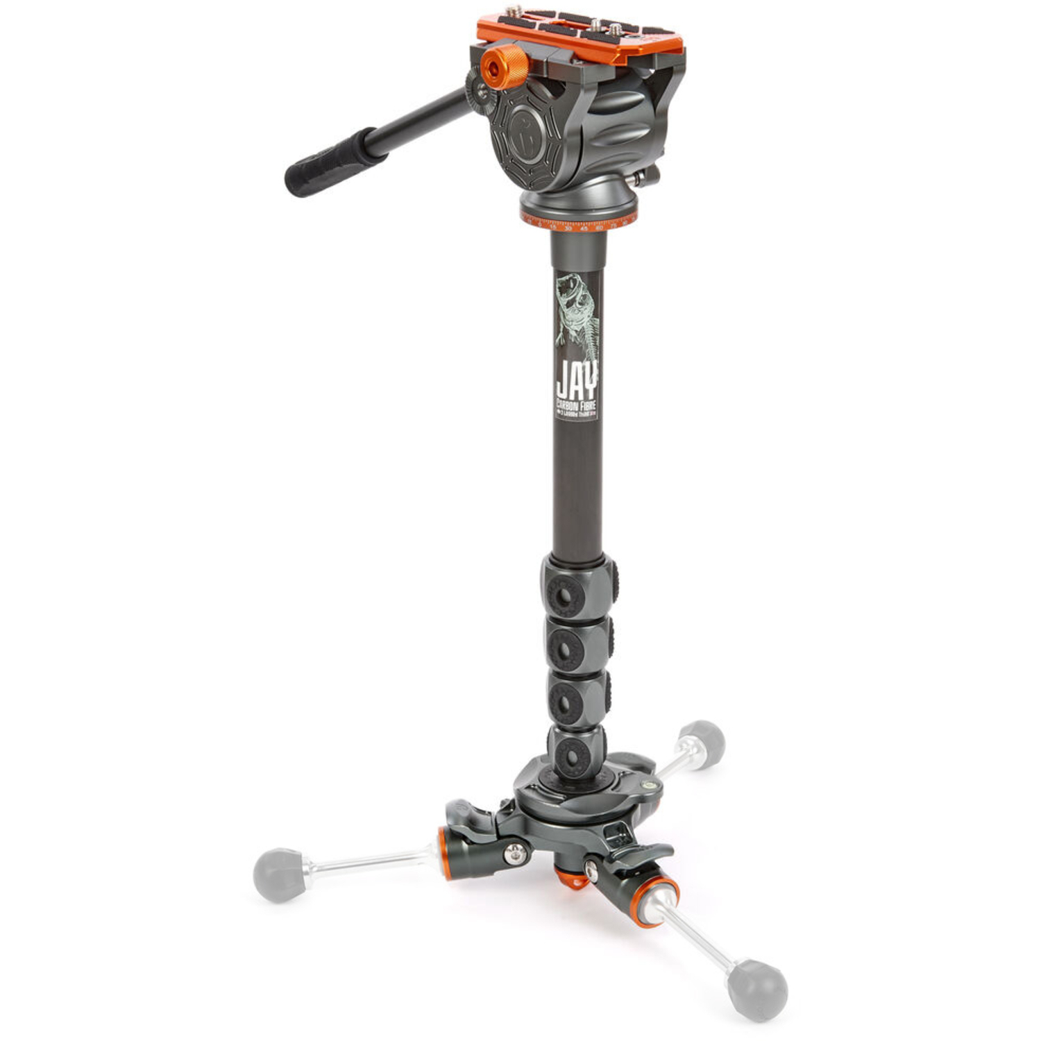 3 Legged Thing Legends Jay AirHed Cine mit Standard-Videoplatte