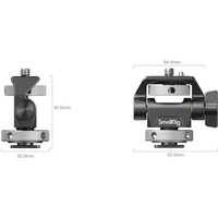 SmallRig Schwenk- und neigbare Monitorhalterung mit Cold Shoe Halterung 2905B
