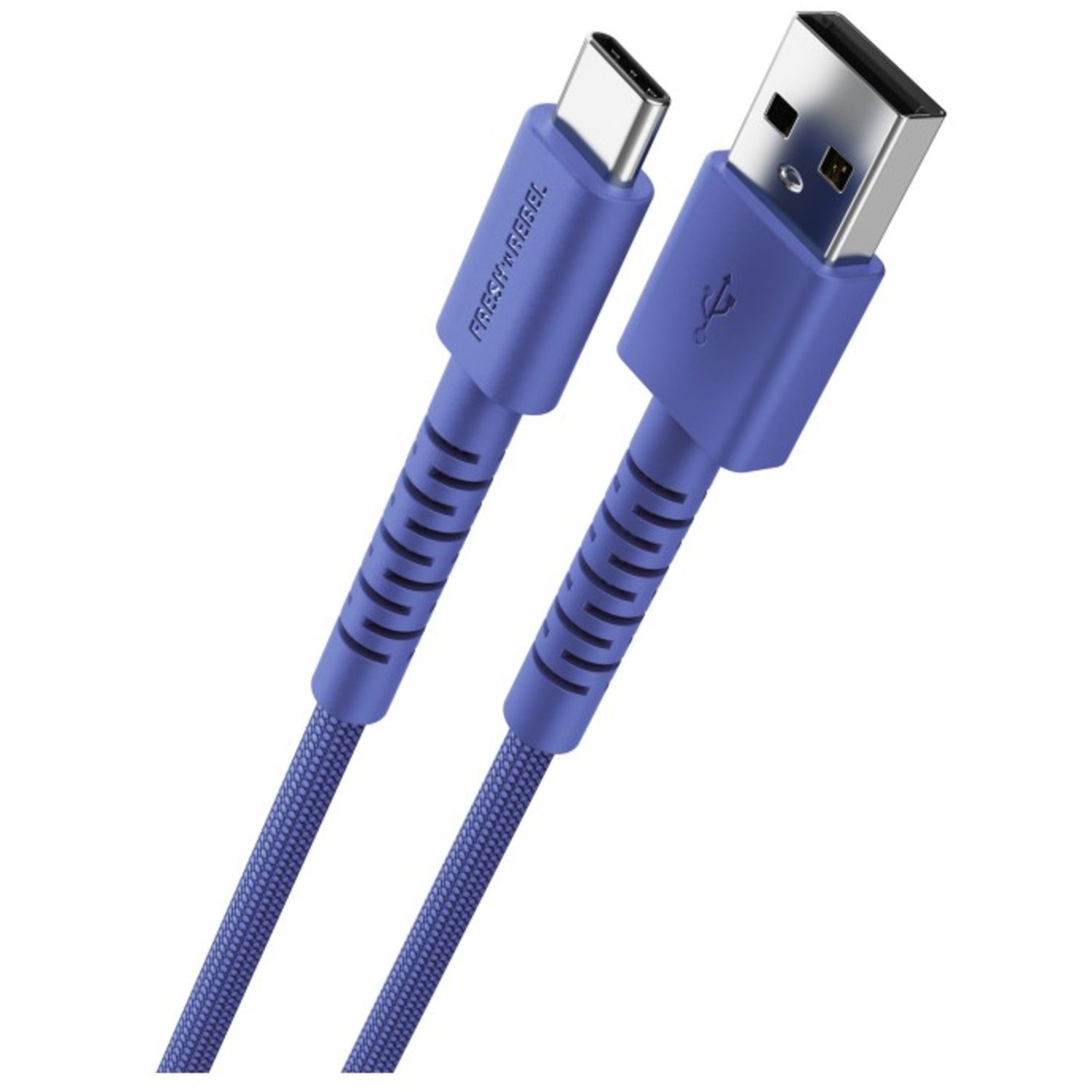 Fresh 'n Rebel Kabel FlexWave USB-A zu USB-C True Blue 2m