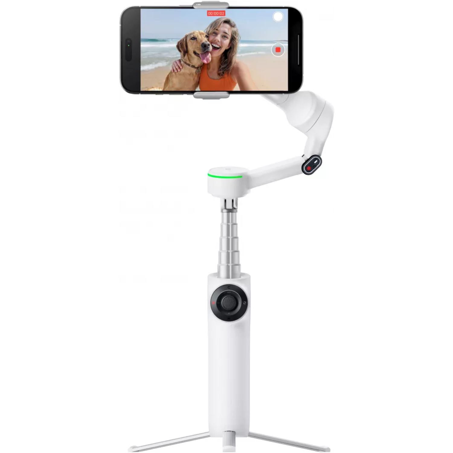 Insta360 Flow 2 Pro AI Tracker Bundle summit white 