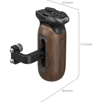 SmallRig Seitlicher Holzgriff mit 1/4"-20 Schrauben 5237