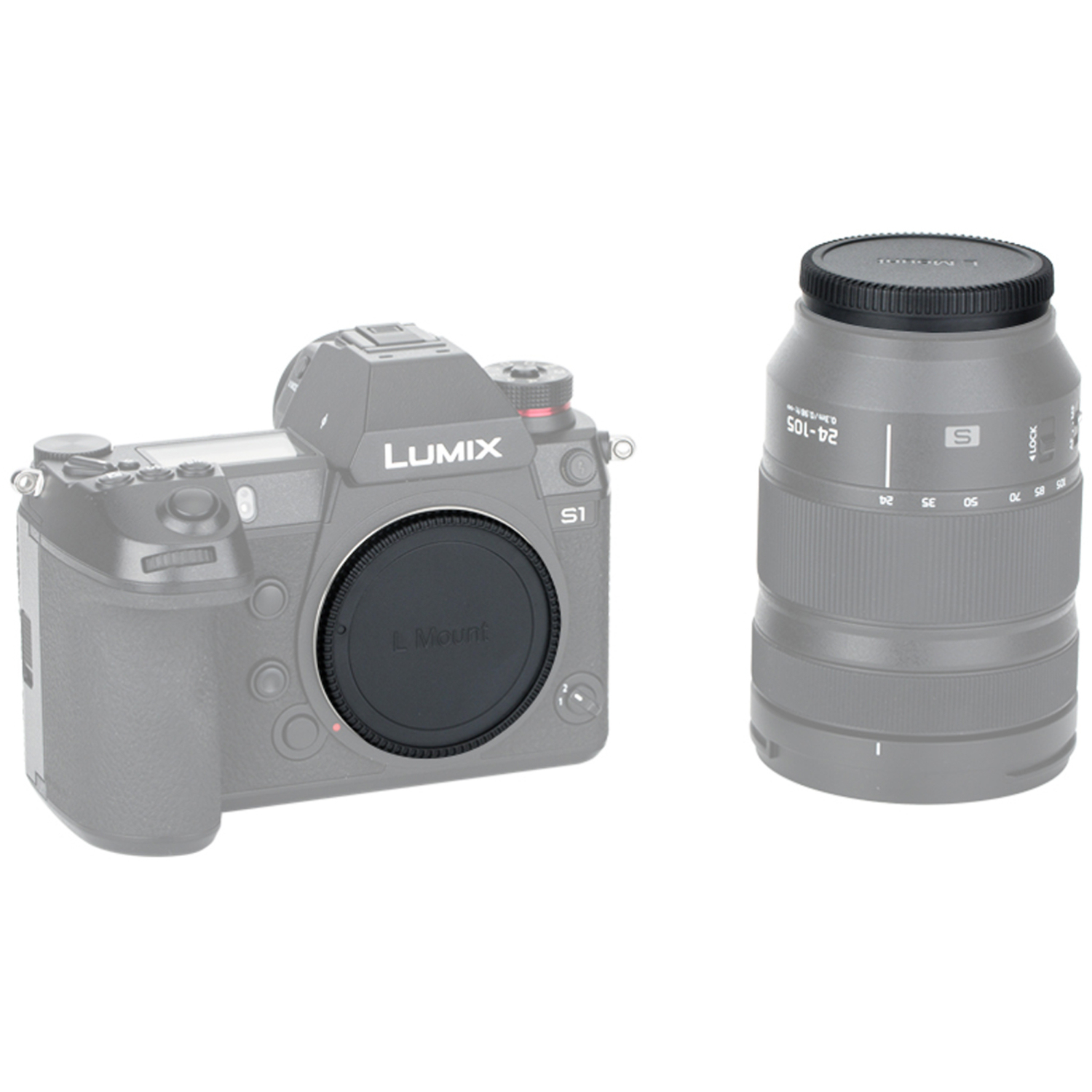 B.I.G. Gehäuse-/Objektivrückdeckel Set L-Mount