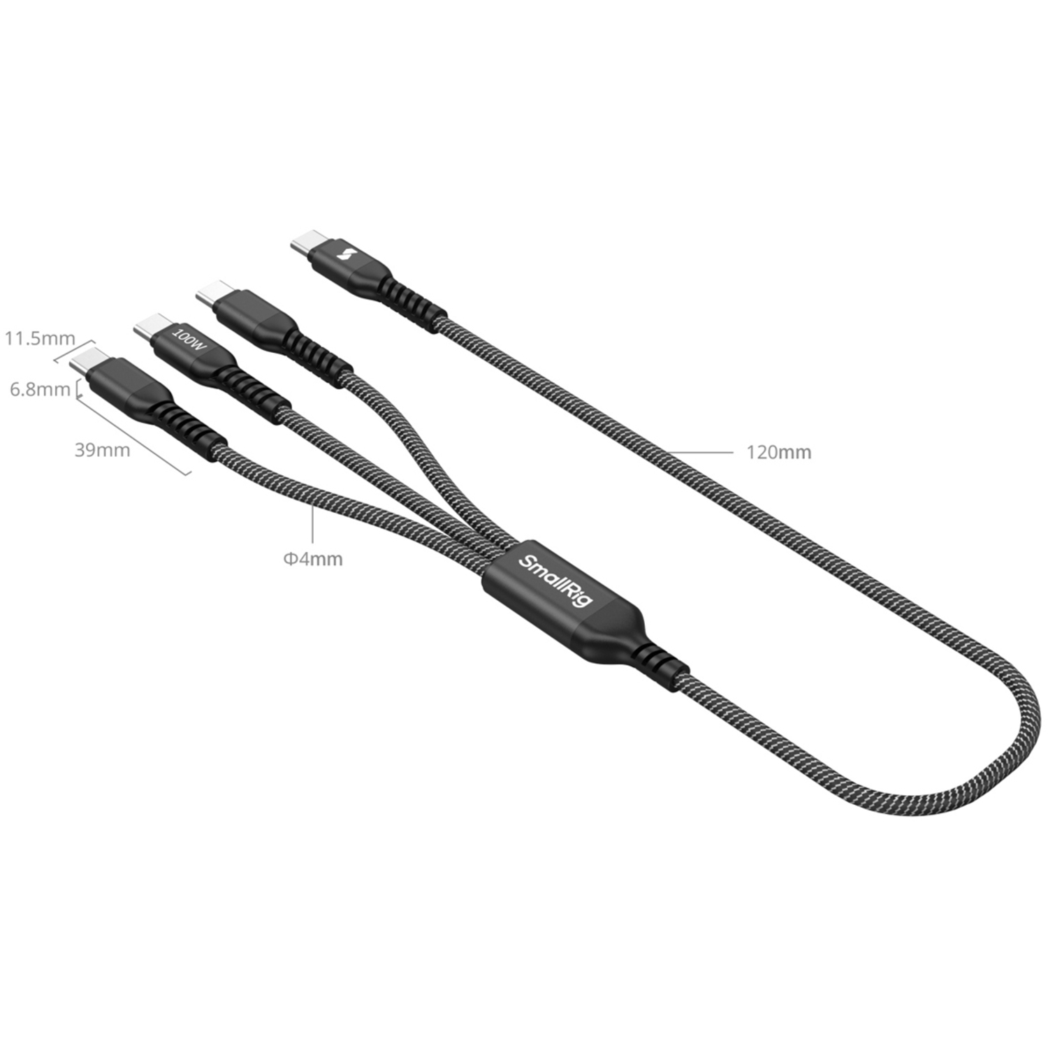 SmallRig 3-in 1 USB-Stromkabel 1,20m 5079