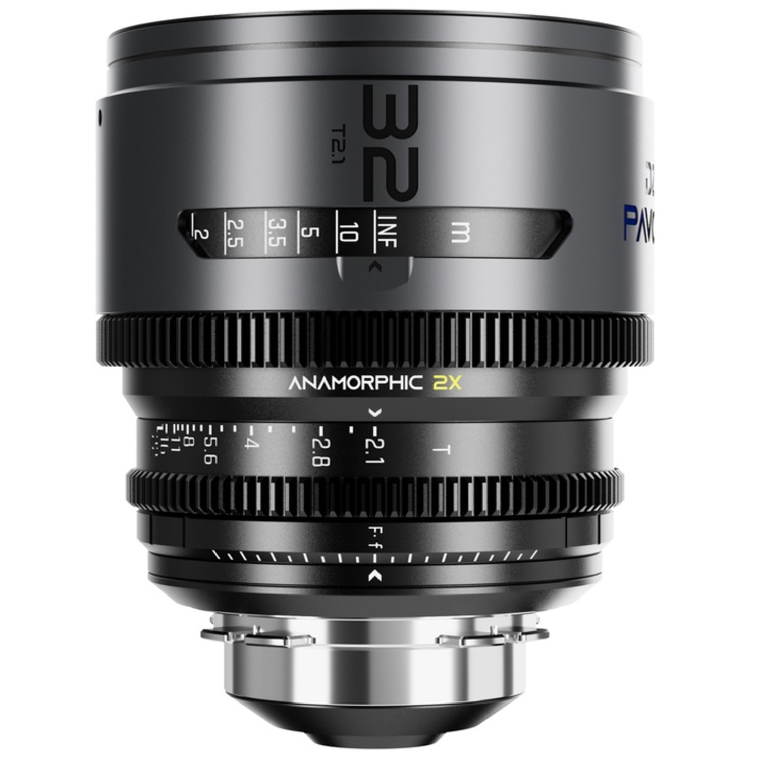 DZOFILM PAVO 2X ANAMORPHIC 32mm T2.1 Blue Coating Metric für PL/EF-Mount