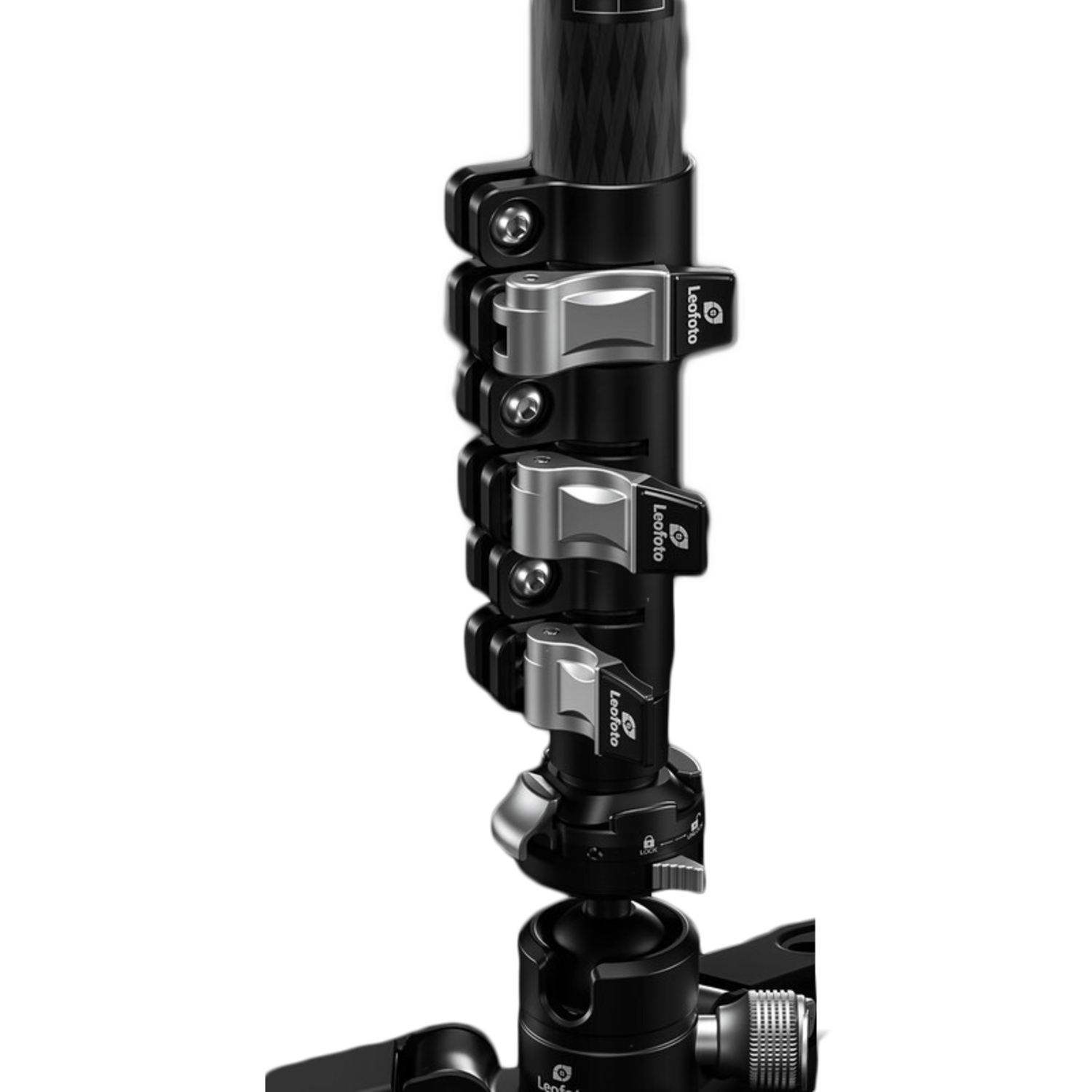 Leofoto Carbon-Einbeinstativ MF-324CL mit Schwenk-Neigefuß VD-04