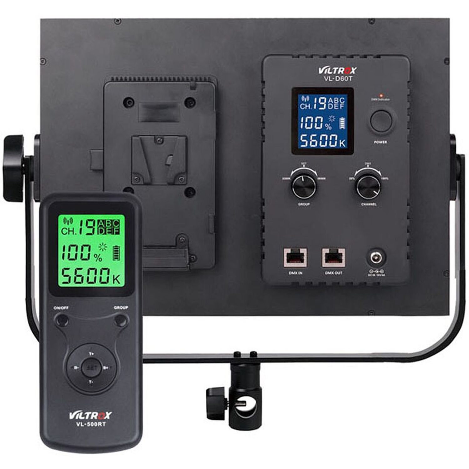 Viltrox VL-D60T LED-Licht Triple Kit