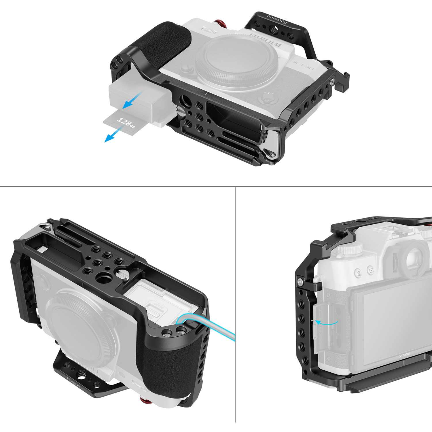 SmallRig Cage 5662 für Fujifilm X-T30, X-T30 II und X-T30 III 