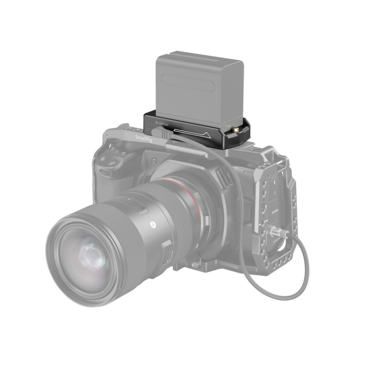 SmallRig Akku Adapterplatte Lite 3018 für Sony NP-F Akkus