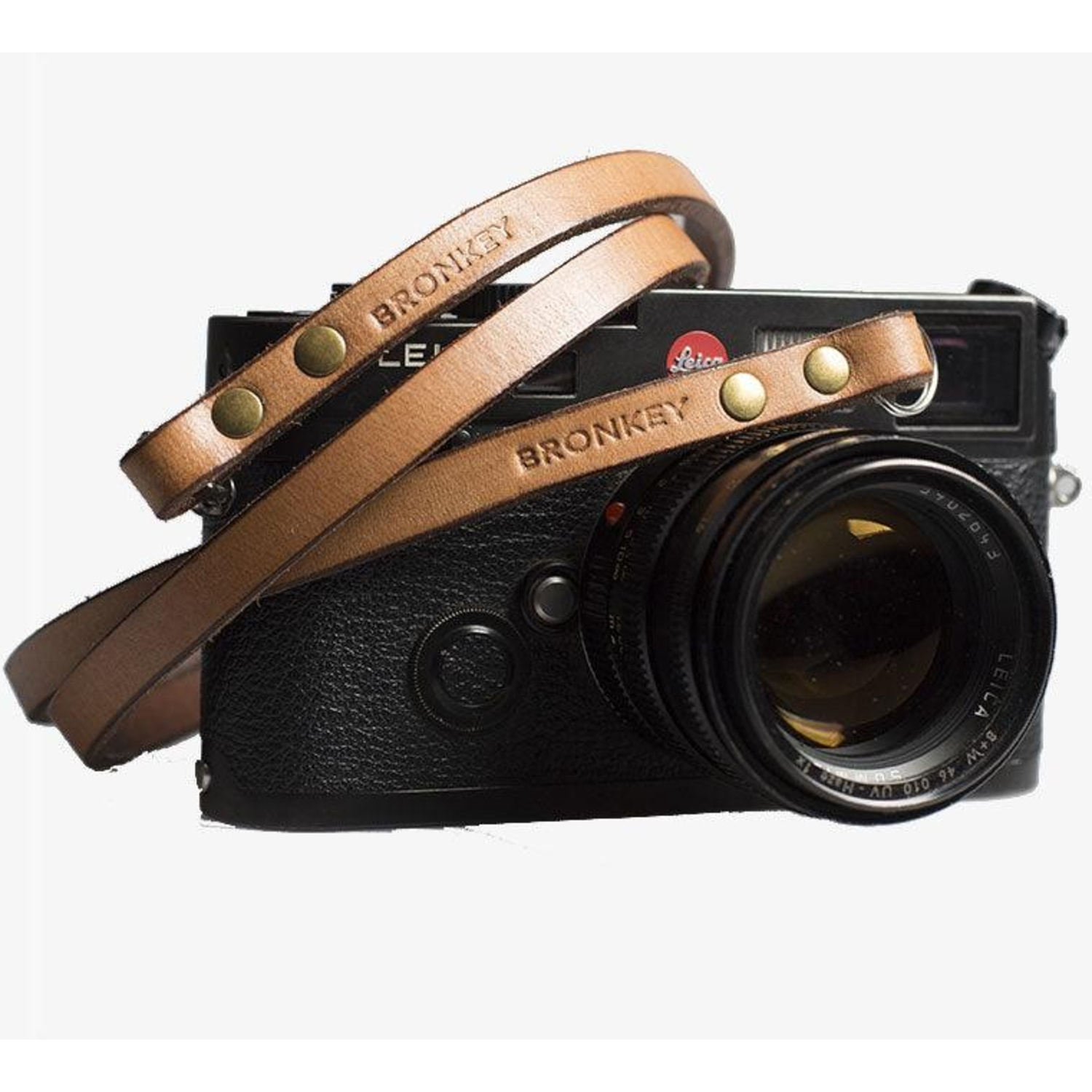 Bronkey Kameragurt Berlin #103 Leder 95cm Tanned