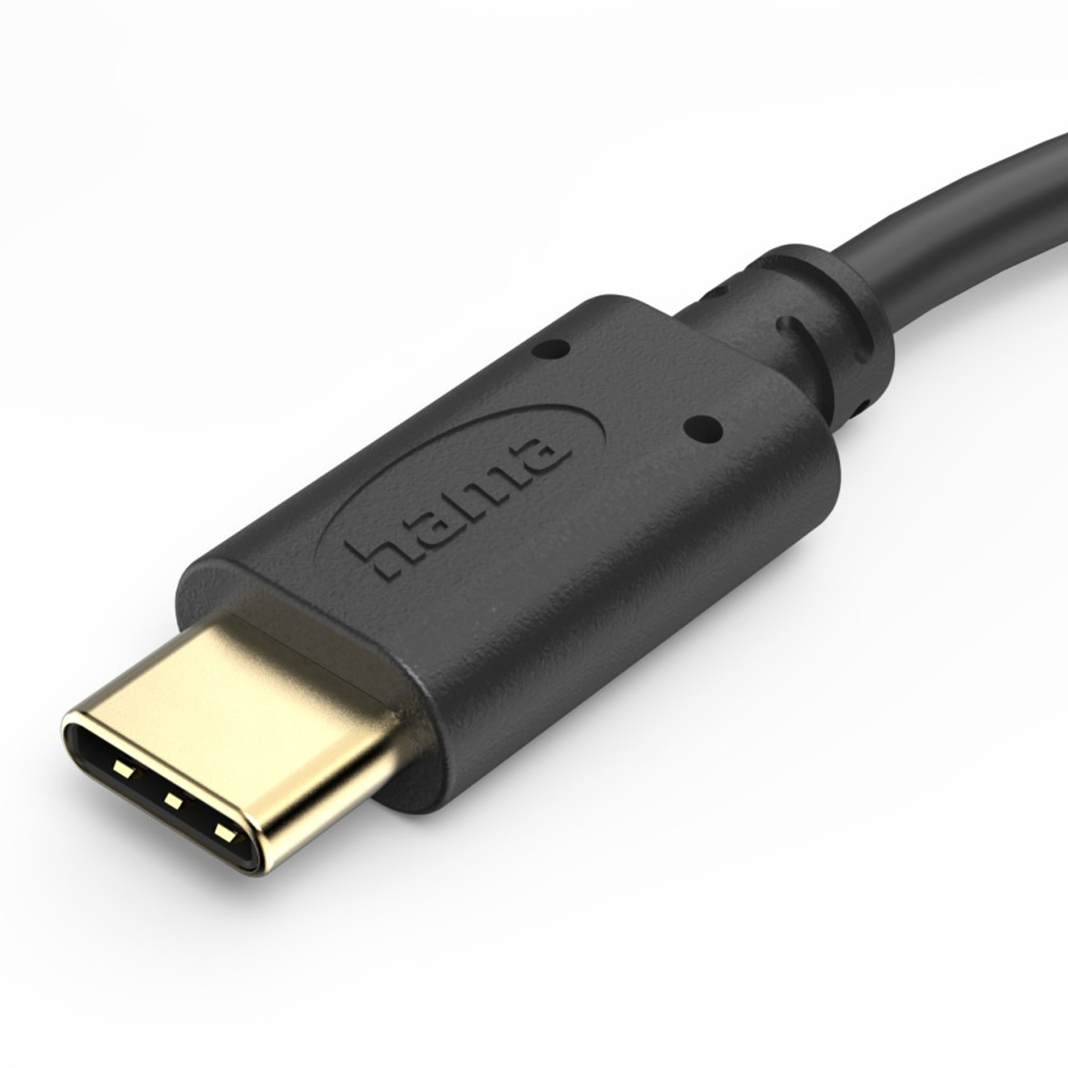 Hama Ladekabel USB-C zu USB-C 0,5m schwarz