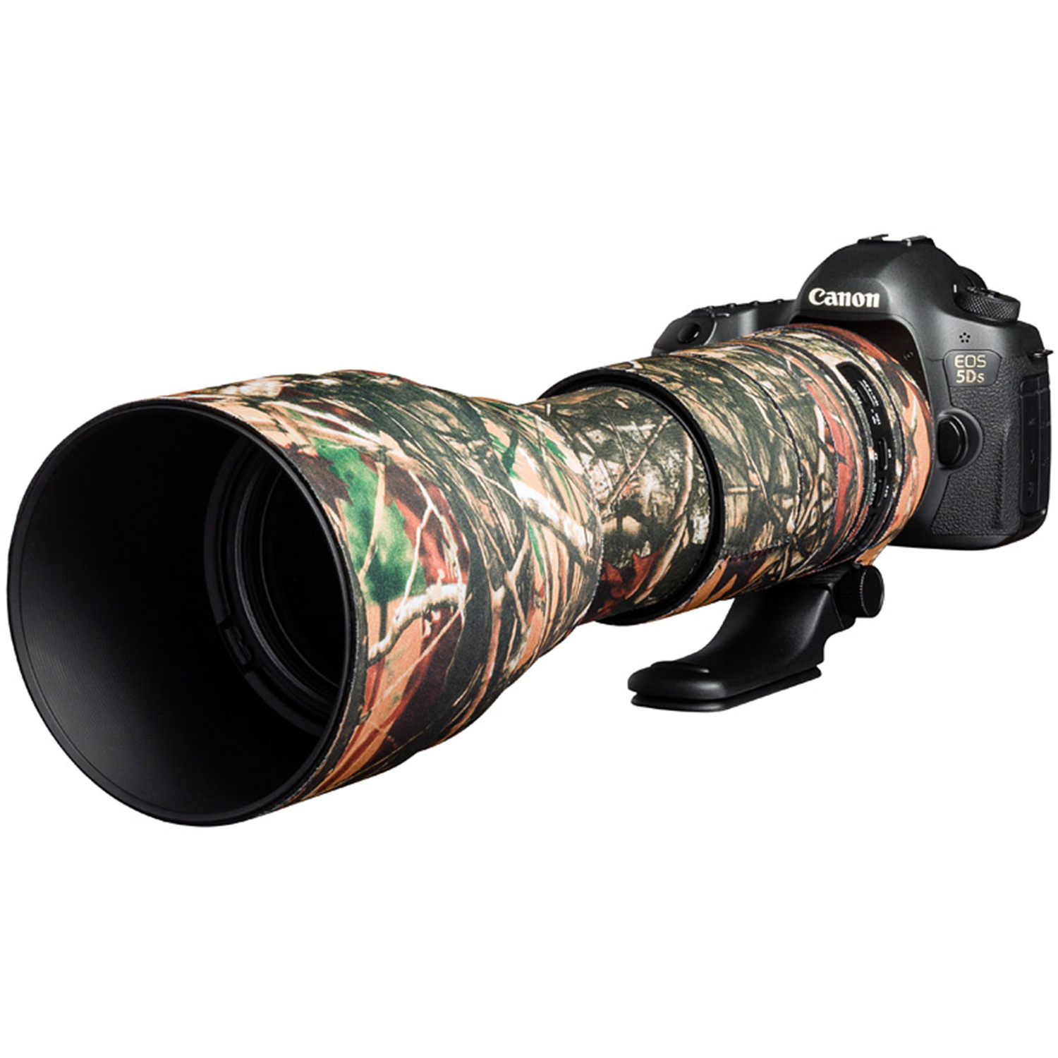 easyCover Lens Oak Objektivschutz für Tamron 150-600mm F/5-6.3 Di VC USD G2 Wald Camouflage