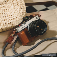 SmallRig Ledertaschen-Kit 5449 braun für Fujifilm X-E5