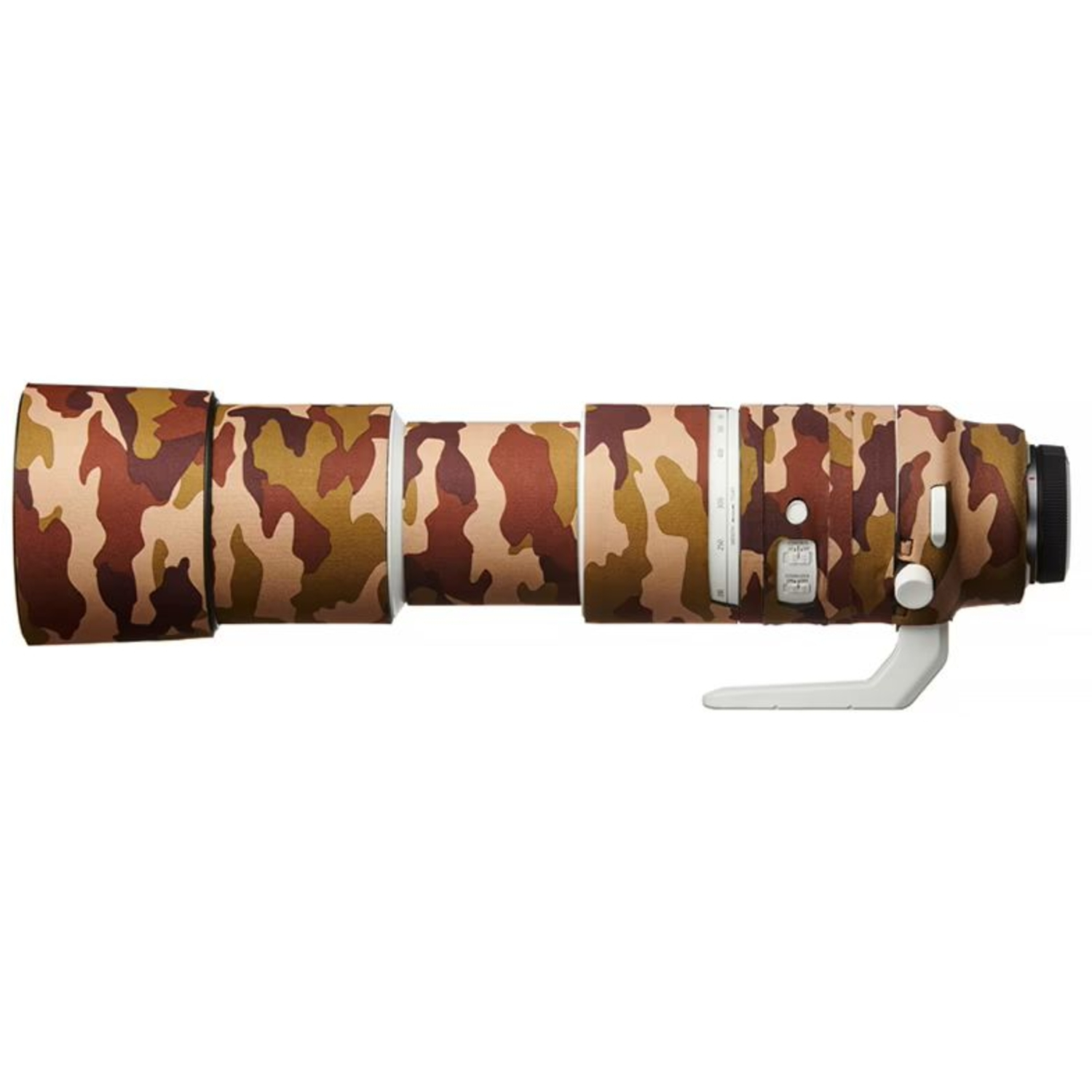 easyCover Lens Oak Objektivschutz für Canon RF 200-800mm F/6.3-9 IS Braun Camouflage