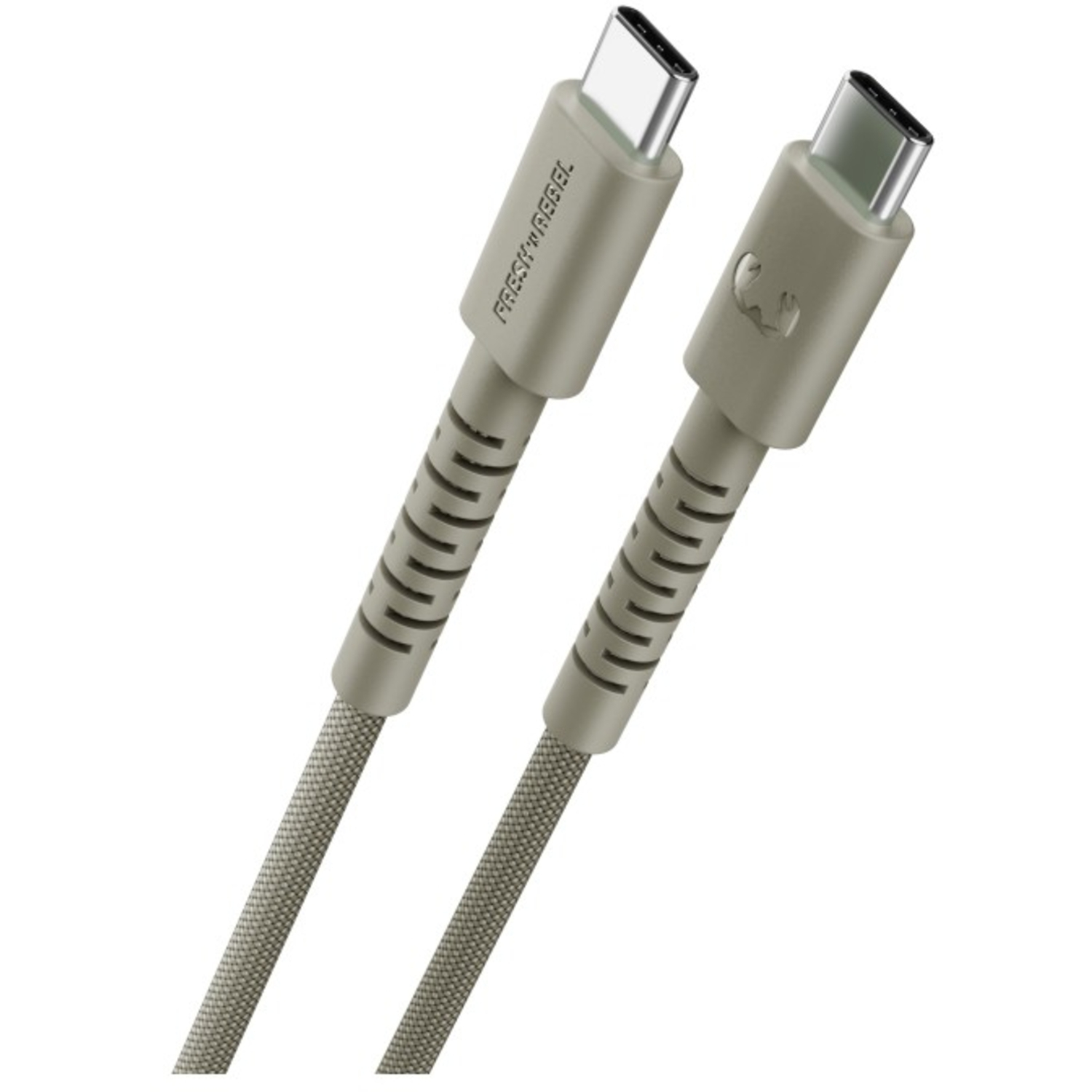 Fresh 'n Rebel Kabel FlexWave USB-C zu USB-C 100W Dried Green 2m