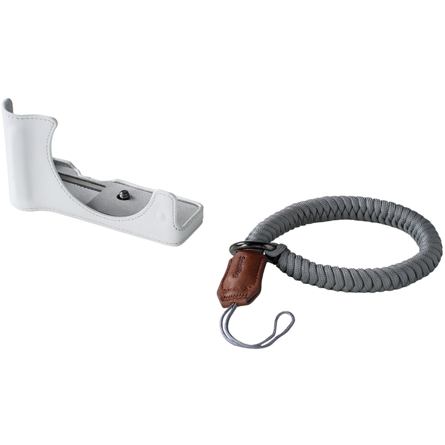 SmallRig Leder-Halbschalen-Kit 5431 weiß für Canon EOS R50 V